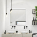 Wholesales Acrylic Frame Backlit  Illuminated Rectangle Wall Decorative LED Light Bath Mirrors